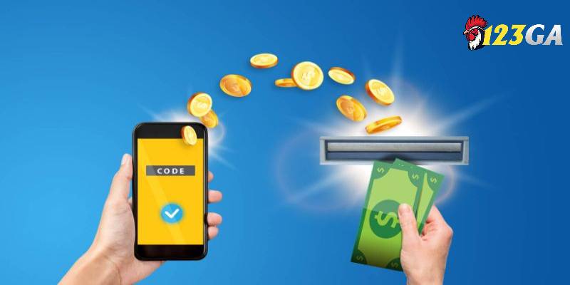 Điểm qua giao dịch rút tiền 123GA qua từng phương thức